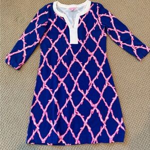 Lilly Pulitzer Navy and Pink Coverup